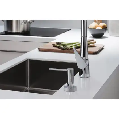 Дозатор кухонний для миючого Hansgrohe A51, 500 ml, Stainless Steel Finish (40448800)