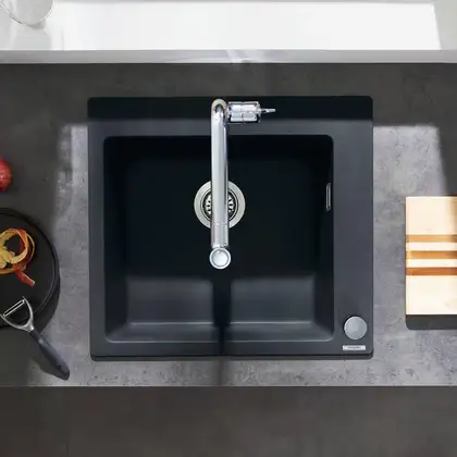 Кухонна мийка Hansgrohe C51 C51-F450-01 Sink combi 560x510 зі змішувачем Select, Сhrome (43212000)