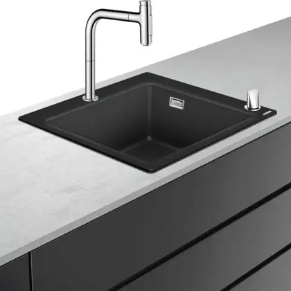 Hansgrohe COMBI C51-F450-06 Мийка зі змішувачем, хром (43217000)