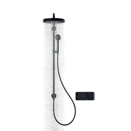 HANSGROHE AXOR One Showerpipe 280 1jet, Matt Black (48790670)