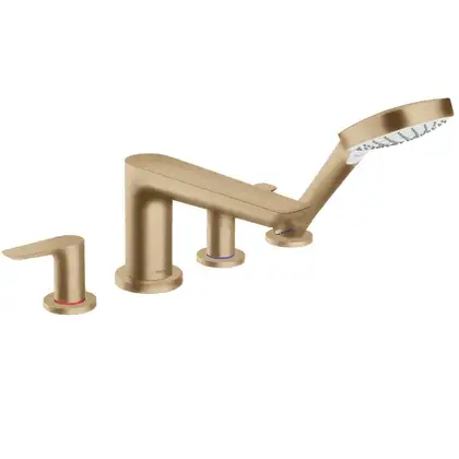 Змішувач для ванни Hansgrohe Talis E на борт, Brushed Bronze (71748140) Змішувач для ванни Hansgrohe Talis E на борт, Brushed Bronze (71748140)