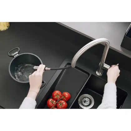 Hansgrohe Talis Змішувач для кухні, чорний хром (72800340)