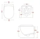Унітаз підвісний безободковий з кришкою Artceram File 2.0, grigio oliva (FLV004 15; 00 + FLA014 15) (FLV004 15; 00_FLA014 15)