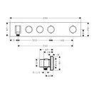 Термостат для душу Axor Showersolutions Select 600/90 на 2 функції, хром (18355000)