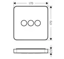 Axor Shower Select Softcube Вентиль на 3 режими, хром (36773000)