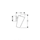 Стакан для щіток AXOR Starck, Brushed Nickel (40834820)