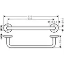 Поручень AXOR Universal Circular, хром (42813000)
