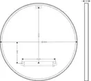 Настінне дзеркало AXOR Universal Circular, хром (42848000)