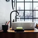 Змішувач для умивальника Axor Select 260 із донним клапаном push-open, Brushed bronze (48030140)