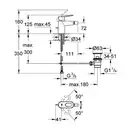 Змішувач для біде Grohe BauLoop (23338000)