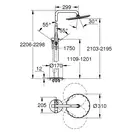 Змішувач для душу окремо стоячий Grohe Essence (23741001)