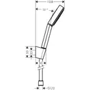 Hansgrohe Pulsify 105 1jet Душовий набір, білий матовий (24301700)