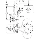 Душова система Grohe Euphoria XXL System 310 c термостатом, хром (26075000)