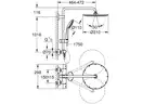 Душова система Grohe Euphoria XXL System 310 з термостатом, графіт матовий (26075AL0)