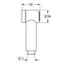Ручний душ з одним видом струменя Grohe Sena Trigger Spray 35 (26328000)