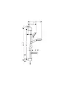 Hansgrohe Crometta Vario Душовий набір 65 см, хром (26553400)
