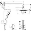 Hansgrohe Raindance Select S Душовий комплект, хром (27297000)