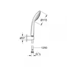 Grohe Euphoria Душевой набор с держателем, хром (27354000)
