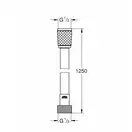 Душовий шланг 1250 Grohe Relexaflex (28150001)