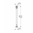 Душовий шланг, Grohe Silverflex 175, сталь (28388DC0)