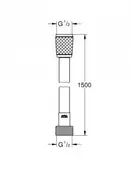 Душовий шланг Grohe Rotaflex (28409001)