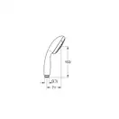 Ручний душ, 3 режими струменя Grohe New Tempesta Classic (28419002)