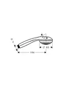 Ручний душ Hansgrohe Crometta 85 Vario, хром (28562000)