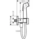 Hansgrohe S EcoSmart+ Гігієнічний душ, білий (29231700)