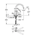 Grohe BauLoop New Змішувач для кухні, хром (31232001)
