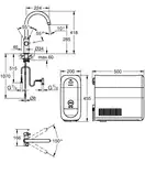 Стартовий комплект Grohe Blue Home С-вилив, графіт матовий (31455AL1)