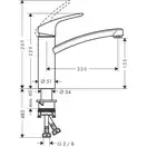Hansgrohe Focus E Смеситель для кухни, хром (31806000)