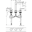 Hansgrohe Metropol 160 Смеситель для раковины, хром (32515670)