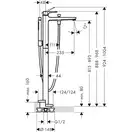 Змішувач для ванни Hansgrohe Metropol (32532000)