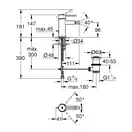 Grohe Essence New Змішувач для біде, хром (32935001)