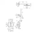 Комплект для душа Grohe Grohtherm Thermostatic з Rainshower Allure 230 (34741000)