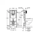 Grohe Система інсталяції для підвісного унітазу Rapid SL, синій (39002000)