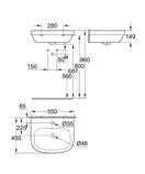 Умивальник підвісний Grohe Euro Ceramic (39336000)