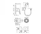 Гігієнічний душ Hansgrohe Logis з душовою лійкою, хром (3B111219)