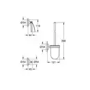 Набір аксесуарів 3 в 1 Grohe Essentials New (40407001)