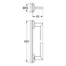 Тримач рушника Grohe Allure Brilliant 60 (40497000)