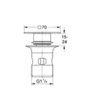 Натискний донний клапан для раковини Grohe (40565AL0)