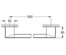 Поручень для ванни/тримач для рушника Grohe Selection Cube (40807000)