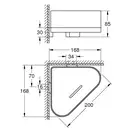 Полиця у ванну кутова Grohe Selection (41038000)