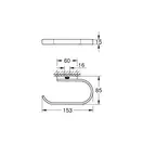 Тримач для туалетного паперу Grohe Selection (41068000)