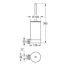 Йорж для унітазу Grohe Selection (41076000)