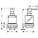 Дозатор рідкого мила Hansgrohe AddStoris, хром (41745000)