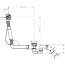 Сифон Hansgrohe Exafill S Basic для нестандартних ванн з наповненням (58116180)