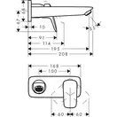 Hansgrohe Logis Змішувач для умивальника, хром (71220000)