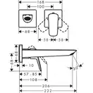 Hansgrohe Logis Змішувач для умивальника, хром (71256000)