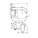 Hansgrohe Vernis Blend Змішувач для умивальника, хром (71576000)